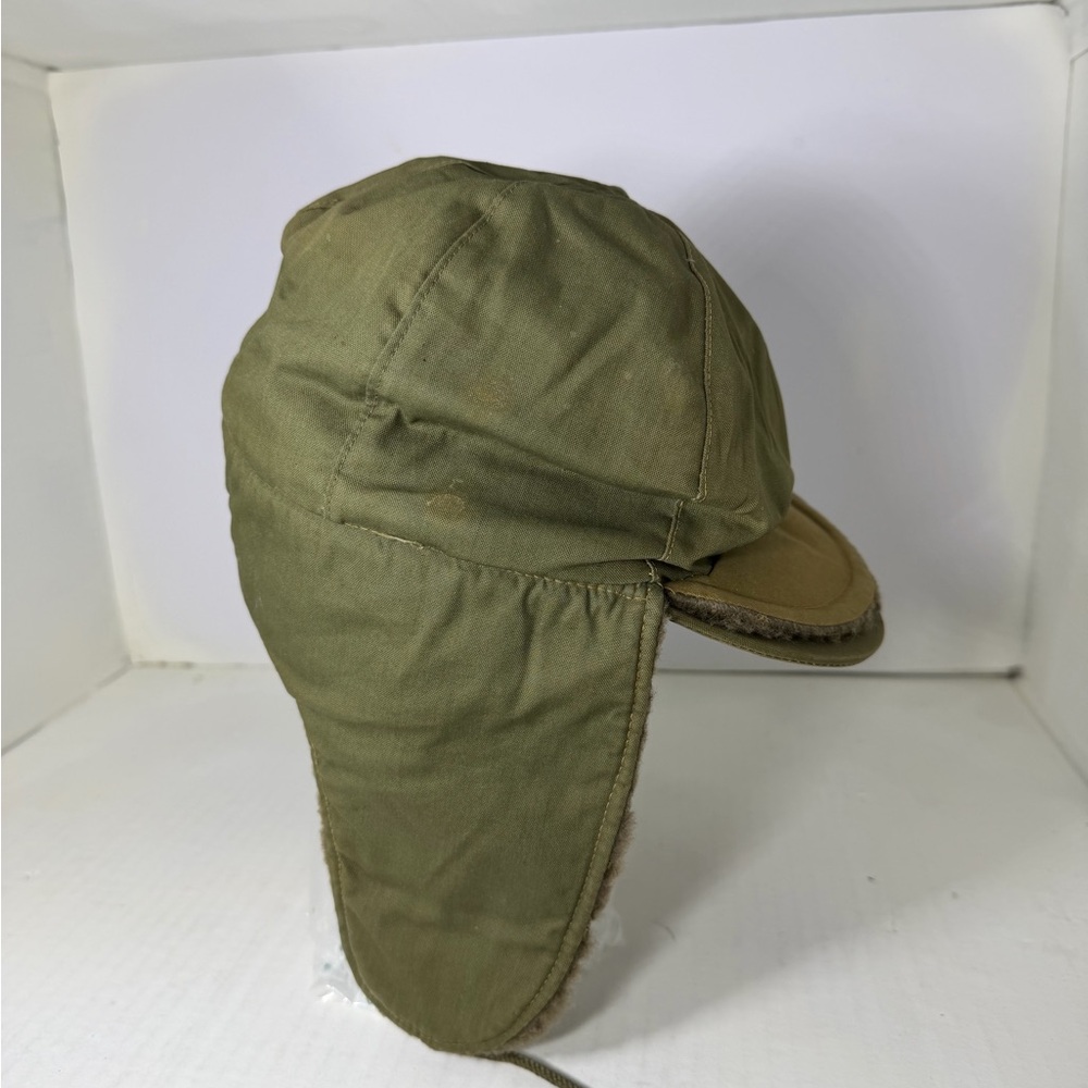 Vintage 50’s Korean Era M 51 Field Pile Hat double billed